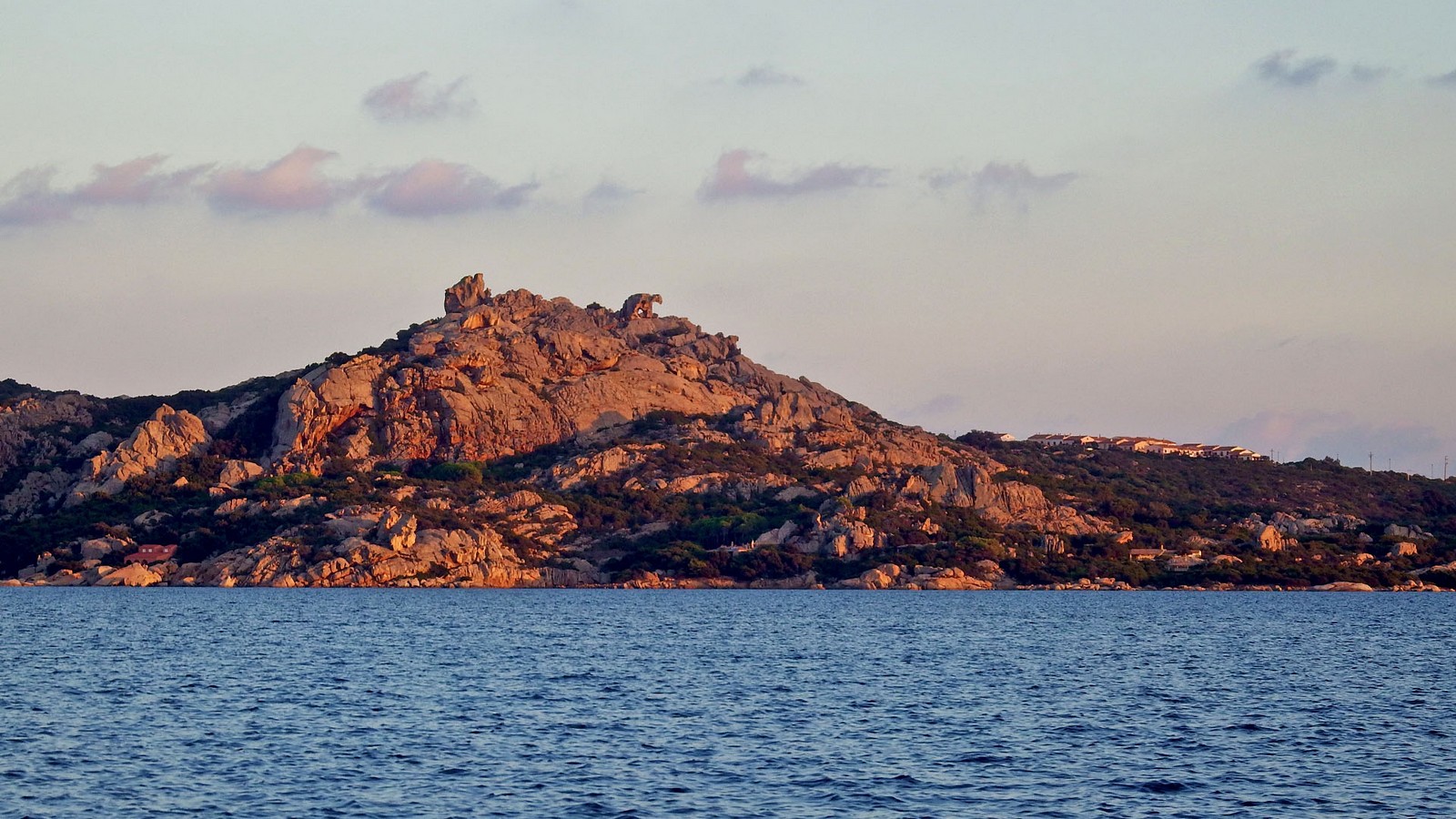 Views of the Orso (the bear!) from Santo Stefano island