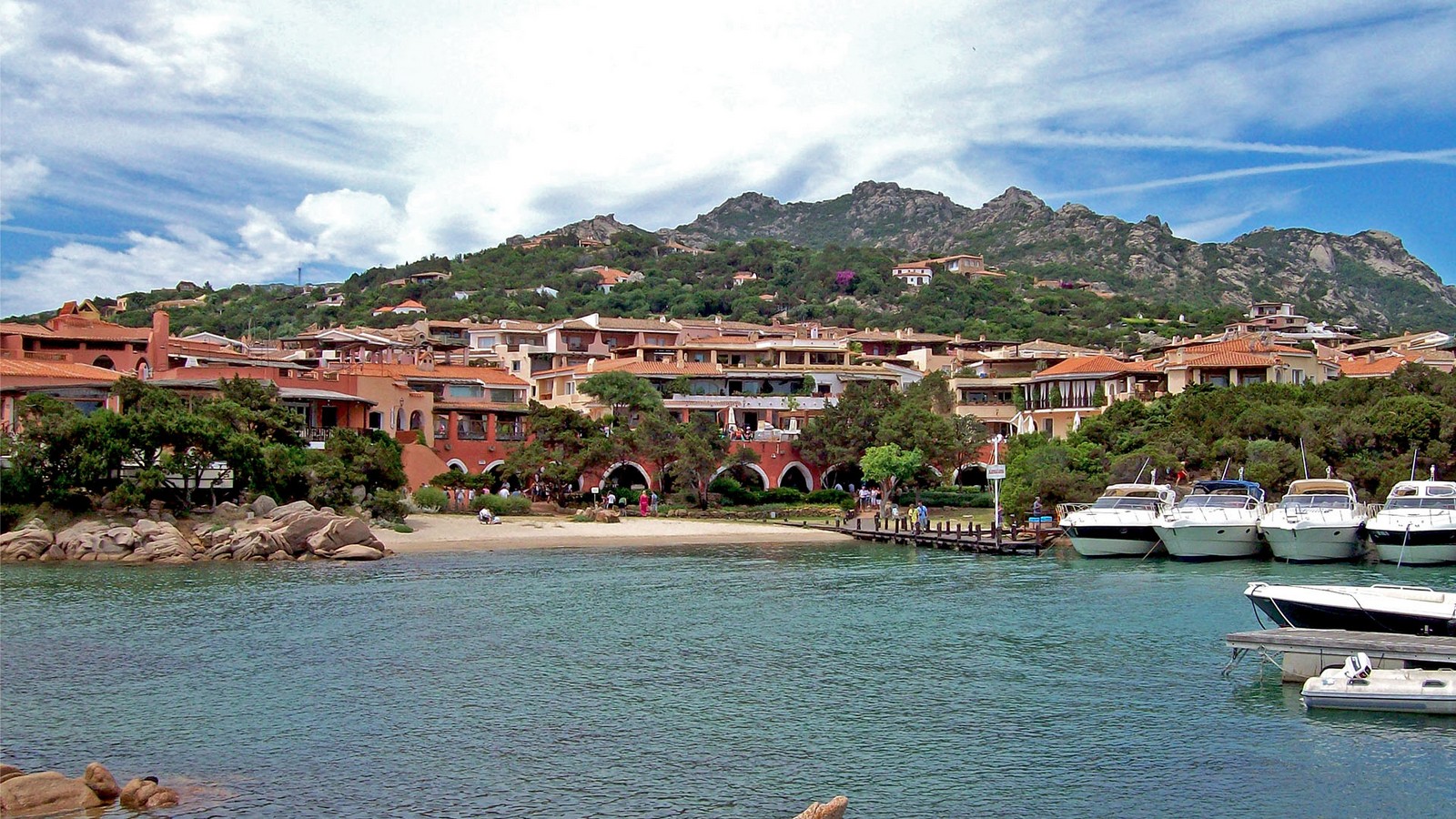Panoramic view of Porto Cervo